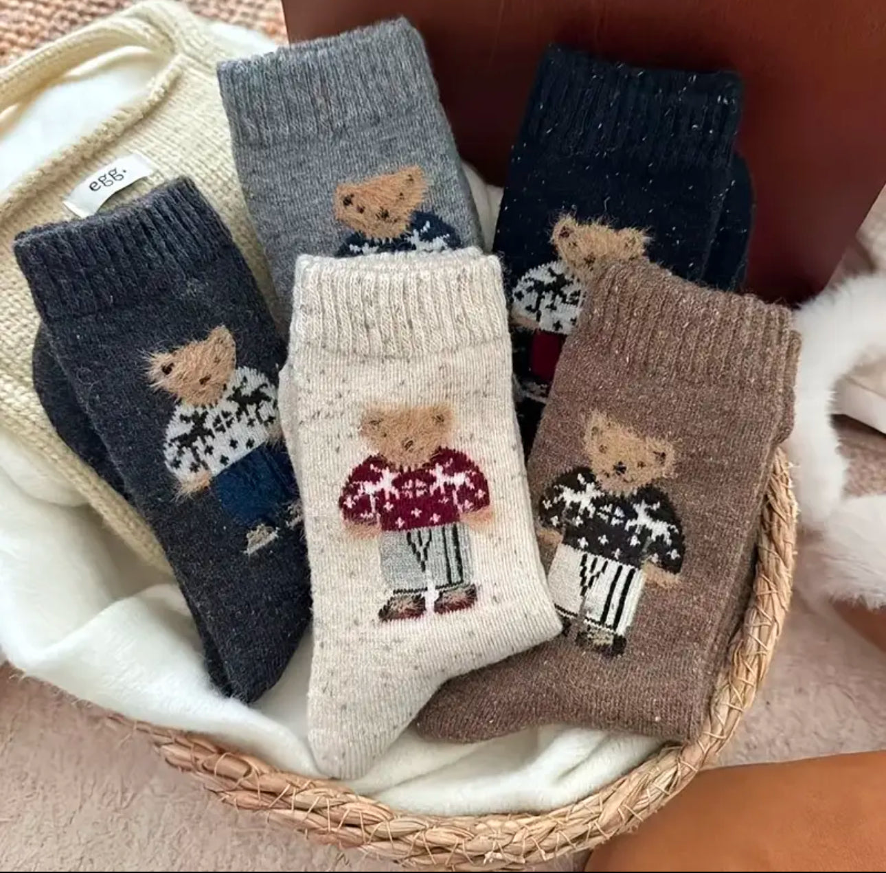 Bear Vintage socks